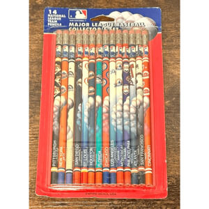 MLB Baseball Collector's Set of 14 National League Sealed Team Pencils 1993- New